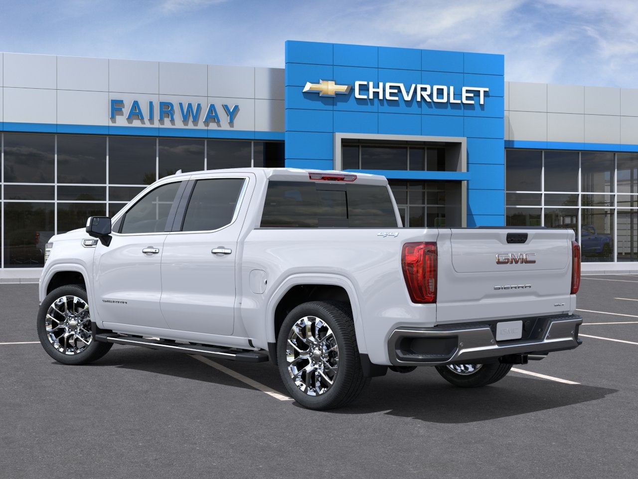 2026 GMC Sierra 1500 — rear three-quarter view