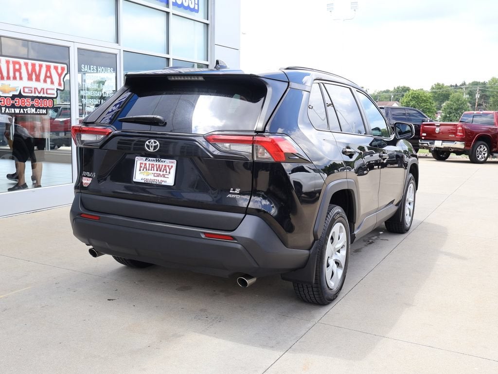 2020 Toyota RAV4 — rear three-quarter view