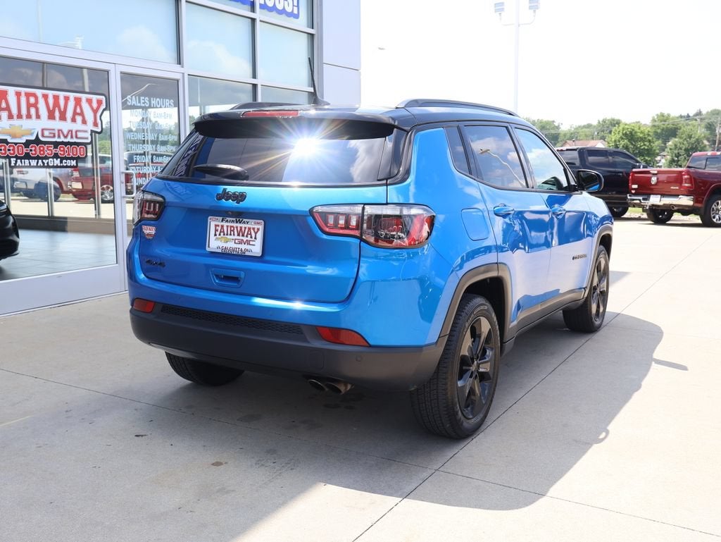 2021 Jeep Compass — rear three-quarter view
